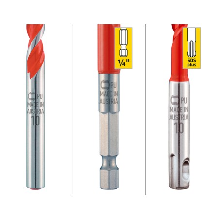 Alpen Profi Multicut Universal Drill Bits Cylindrical Shank - ∅3.0 mm