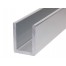 U-shaped Aluminium Profile For 10 mm Glass - 2.2 meters