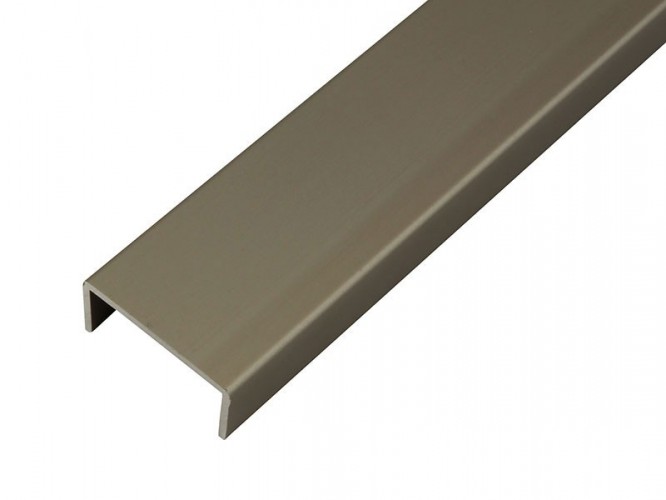PNC18 U-shaped Aluminium Profile For Furniture - Champagne