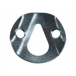 Reinforced Metal Plate With Pear-shaped Suspension Hole - ∅35 mm