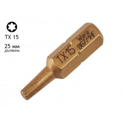 Накрайник (бит) за отвертки Wera 867/1 HF - 25 мм, TX 15