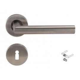 Дръжки за интериорни врати Dormakaba Pure 8906 - Обикновен ключ, Инокс