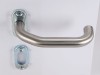 Dormakaba Pure 8100V Handle For Narrow Stile Doors - For Cylinder, Inox, Right