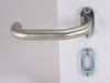 Dormakaba Pure 8100V Handle For Narrow Stile Doors - For Cylinder, Inox, Left