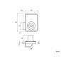 KM-409 Lock For Two Glass Doors KM-409 Lock For Two Glass Doors