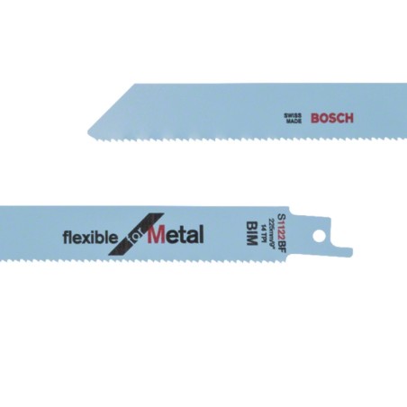 Reciprocating saw blade BOSCH S1122BF Flexible for Metal - 2pcs