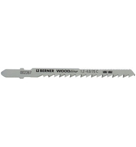 Berner Woodline 1.2-4.0/75 C Jigsaw Blade - 1 pc. bulk