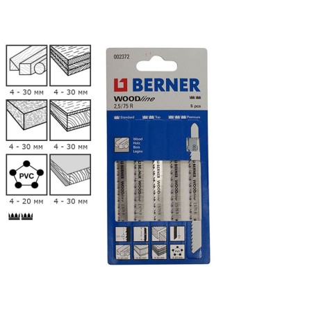Berner Woodline R Jigsaw Blade - 1 pc. bulk