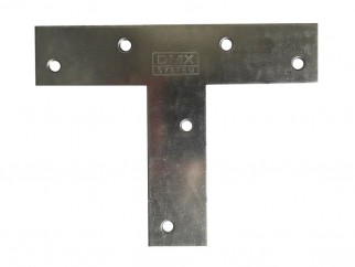 Т-образна плоска метална планка KT 140 - 140 х 110 х 30 мм