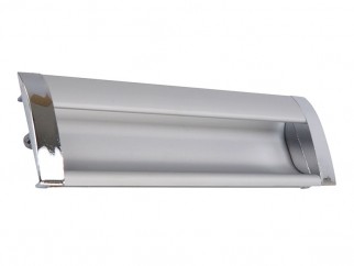 Алуминиева мебелна дръжка за вкопаване 326 - 128 мм