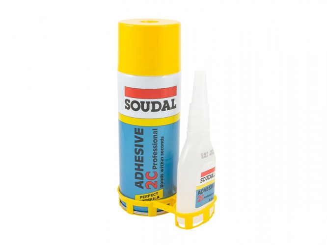 Soudal 2C Professional Fast Adhesive Set Actıvator & Glue - 100 g + 400 ml