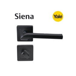 Дръжки за врати Verona Yale -Секретен патрон, черен мат