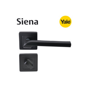 Дръжки за врати Verona Yale -Секретен патрон, черен мат