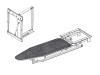 HZ040C Built-in Folding Out Ironing Board - Scheme