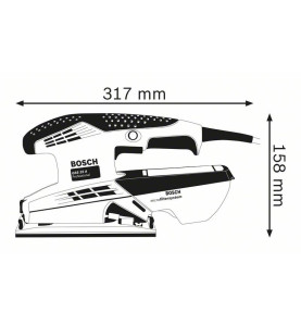Виброшлайф BOSCH GSS 23 A Professional