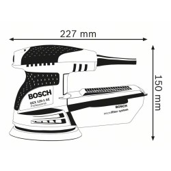 Eксцентършлайф BOSCH GEX 125-1 AE Professional