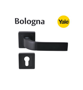 Дръжки за врати Verona Yale -Секретен патрон, черен мат