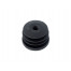 Round Tube End Cap - 40 mm, With Metric Thread M10, Black