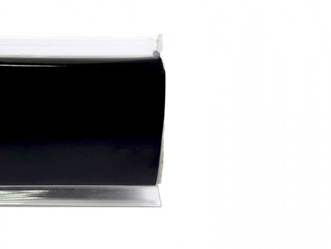 PVC Convex Skirting - Mini, Black, 4 m