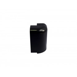 External Corner For PVC Convex Skirting - Mini, Black
