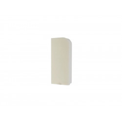 End Cap For PVC Convex Skirting - Mini, Left, White