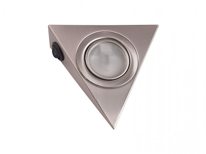 GTV Pyramidal Surface Mounted Halogen Light - Inox