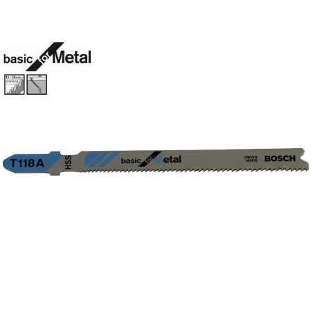 Нож за зеге за метал Bosch Basic for Metal T118A