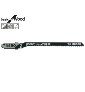 Нож за зеге за дърво Bosch Basic for Wood T119BO
