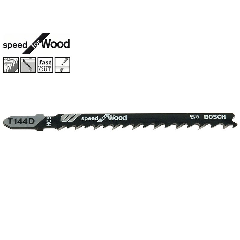 Нож за зеге за дърво Bosch Speed for Wood T144D