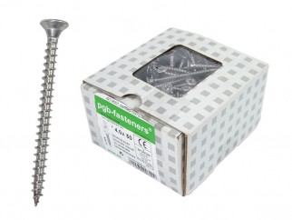 Stainless Steel A2 Wood Screws - ∅4.0 mm x 50 mm, Box