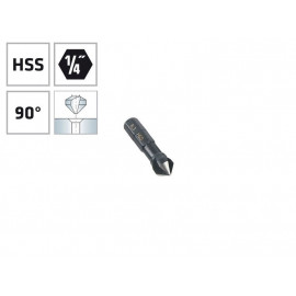 Конусовиден зенкер за метал с 1/4" опашка Alpen HSS - ф8.3 мм, М4