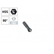 Конусовиден зенкер за метал с 1/4" опашка Alpen HSS - ф8.3 мм, М4