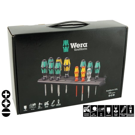 Комплект отвертки Wera Kraftform Plus XXL