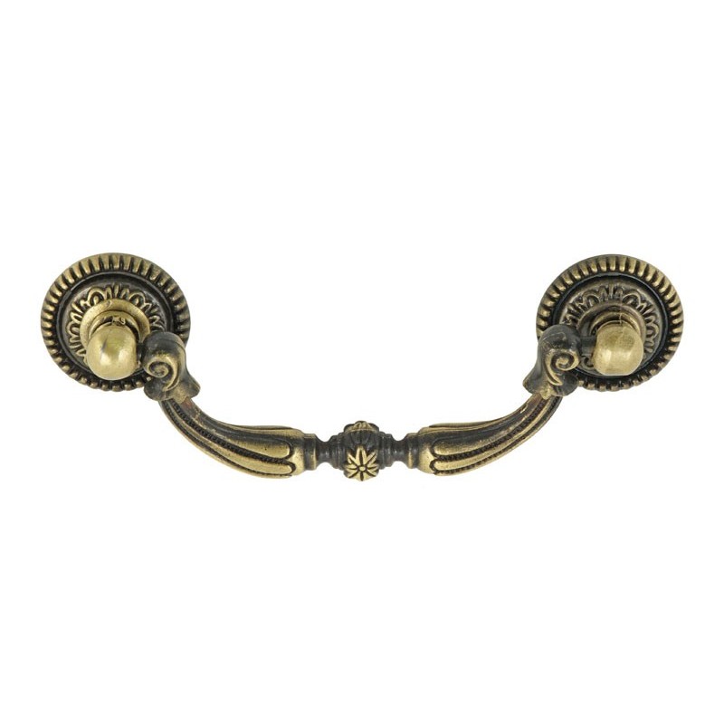 KAMA 8818 Retro Furniture Handle - 78 mm, Old Gold
