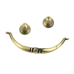 KAMA 8945 Retro Furniture Handle - 96 mm, Old Gold