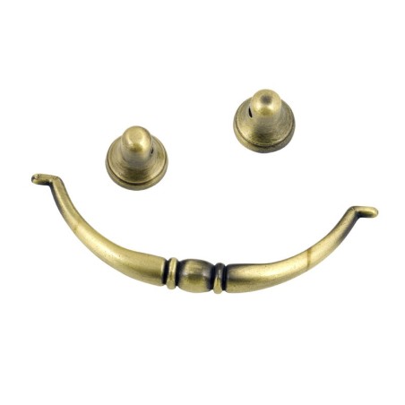 KAMA 8945 Retro Furniture Handle - 96 mm, Old Gold