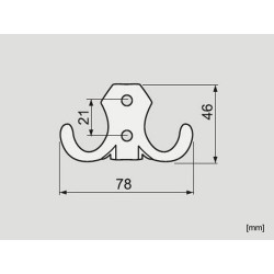 Z-004 Furniture Hook - Gold