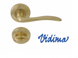 Vidima Sirius door handels - WC, brass
