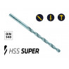 Long drills for metal Alpen HSS SUPER DIN340