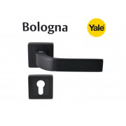 Дръжки за врати Yale Bologna- Секретен патрон, черен мат