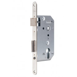 FAB 70 x 50 mm Lock For Wooden Interior Doors - Cylinder, Chrome Matt