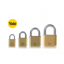 Brass padlock Yale