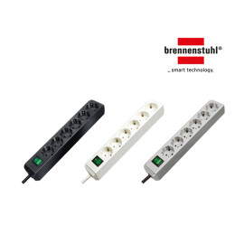 Extension socket Brennenstuhl 6-way with switch