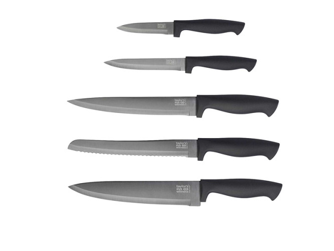 Комплект кухненски ножове Black TITANIUM