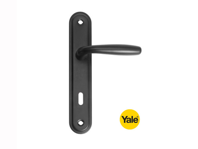 Shield door handles YALE key hole