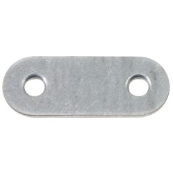 Плоска метална планка за укрепване - 37 х 14 мм