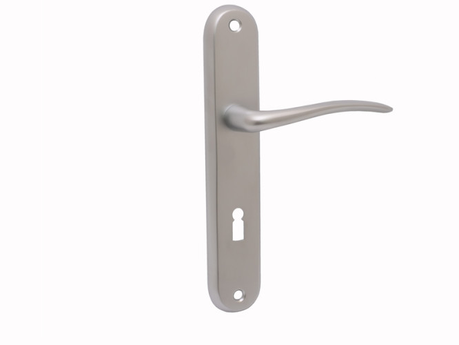 Viduma Sirius door handles - for cylinder, brass