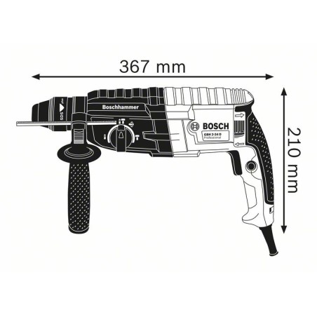 Перфоратор със SDS plus BOSCH GBH 240