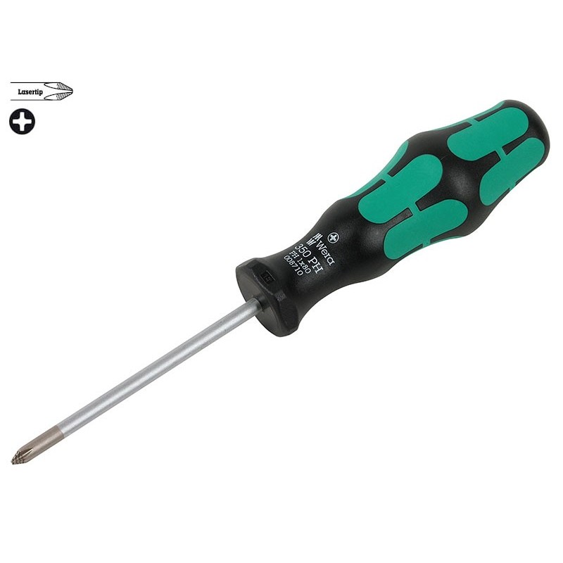 Кръстата отвертка Wera Kraftform Plus 350 - PH 1