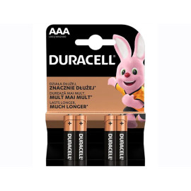 Batteries Duracell AAA Alkaline 4pack